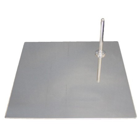 Chrome finished Mannequin Metal base with foot rod