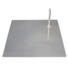 Chrome finished Mannequin Metal base with foot rod