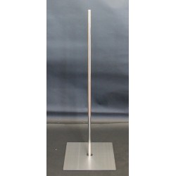 44 in Brush Metal Base for Mannequin Torso 14x14 in