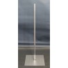 44 in Brush Metal Base for Mannequin Torso 14x14 in