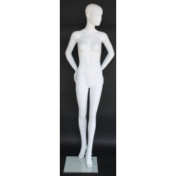 USED Featured Abstract Face Female Mannequin -SFW30E-WT