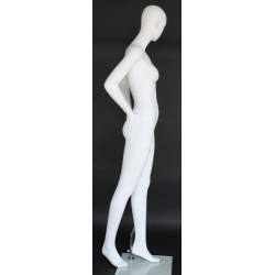 USED Featured Abstract Face Female Mannequin -SFW30E-WT