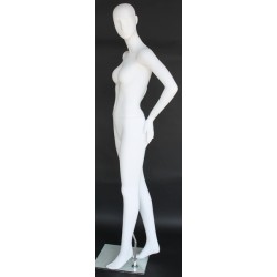 USED Featured Abstract Face Female Mannequin -SFW30E-WT