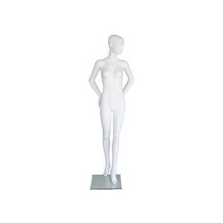 USED Featured Abstract Face Female Mannequin -SFW30E-WT