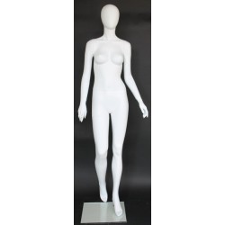 USED contemporary Style Egg Head Female Mannequin -SFW40E-WT