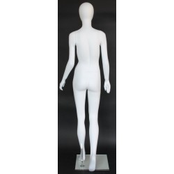 USED contemporary Style Egg Head Female Mannequin -SFW40E-WT