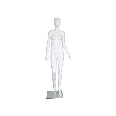 USED contemporary Style Egg Head Female Mannequin -SFW40E-WT