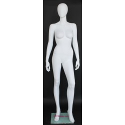 USED Contemporary Style Egg Head Female Mannequin -SFW41E-WT