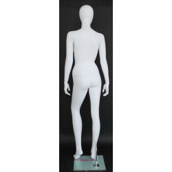 USED Contemporary Style Egg Head Female Mannequin -SFW41E-WT