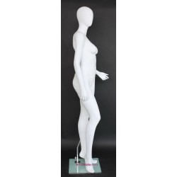 USED contemporary Style Egg Head Female Mannequin -SFW43E-WT