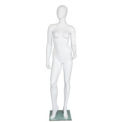 USED contemporary Style Egg Head Female Mannequin -SFW43E-WT