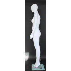 USED contemporary Style Egg Head Female Mannequin -SFW45E-WT