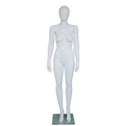 USED contemporary Style Egg Head Female Mannequin -SFW45E-WT