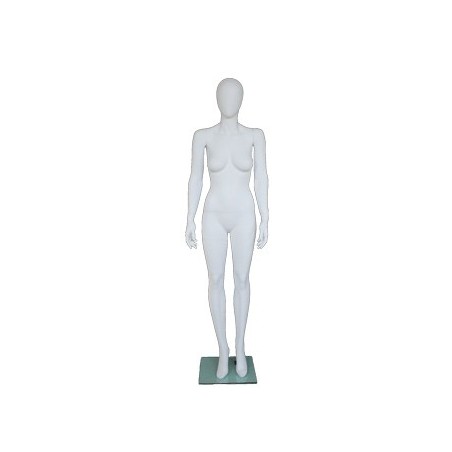 USED contemporary Style Egg Head Female Mannequin -SFW45E-WT