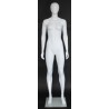 USED contemporary Style Egg Head Athletic Female Mannequin -SFW51E-WT