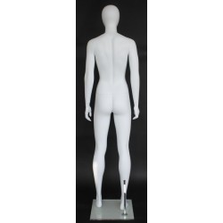 USED contemporary Style Egg Head Athletic Female Mannequin -SFW51E-WT