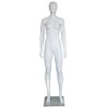 USED contemporary Style Egg Head Athletic Female Mannequin -SFW51E-WT