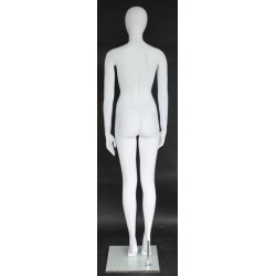 USED contemporary Style Egg Head Female Mannequin -SFW47E-WT