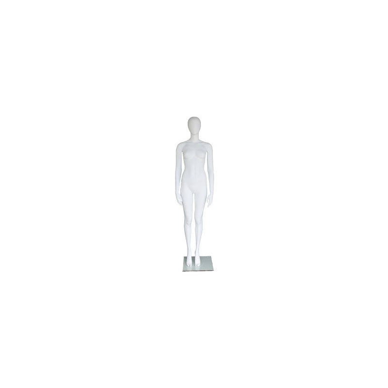 USED contemporary Style Egg Head Female Mannequin -SFW47E-WT