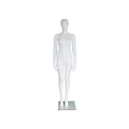 USED contemporary Style Egg Head Female Mannequin -SFW47E-WT