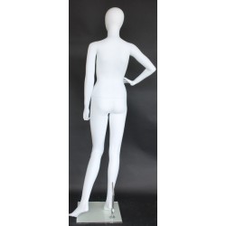 USED contemporary Style Egg Head Female Mannequin -SFW48E-WT