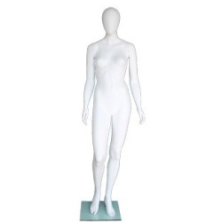 used Contemporary Style Egg Head Female Mannequin -SFW52E-WT