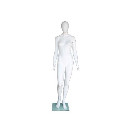 used Contemporary Style Egg Head Female Mannequin -SFW52E-WT