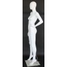 used contemporary Style Egg Head Female Mannequin -SFW53E-WT