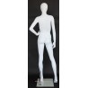 used contemporary Style Egg Head Female Mannequin -SFW53E-WT