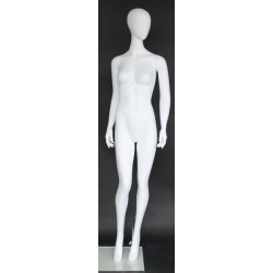 USED contemporary Style Egg Head Female Mannequin -SFW56E-WT