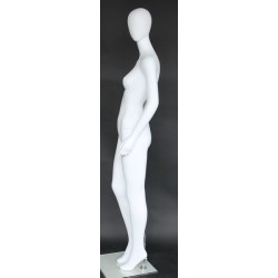 USED contemporary Style Egg Head Female Mannequin -SFW56E-WT