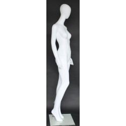 USED contemporary Style Egg Head Female Mannequin -SFW56E-WT