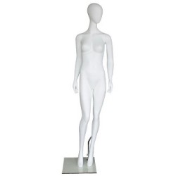 USED contemporary Style Egg Head Female Mannequin -SFW56E-WT