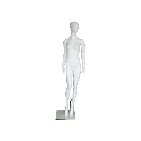 USED contemporary Style Egg Head Female Mannequin -SFW56E-WT