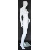 used white Egg Head Female Mannequin -SFW60E-WT