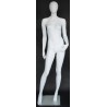 used white Egg Head Female Mannequin -SFW60E-WT