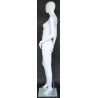 used white Egg Head Female Mannequin -SFW60E-WT