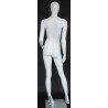 used white Egg Head Female Mannequin -SFW60E-WT