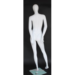 USED white Egg Head Female Mannequin -SFW64E-WT