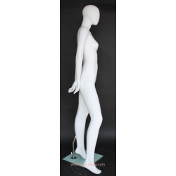 USED white Egg Head Female Mannequin -SFW64E-WT