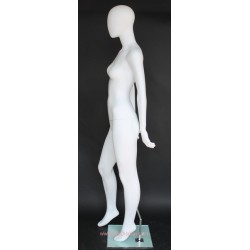 USED white Egg Head Female Mannequin -SFW64E-WT