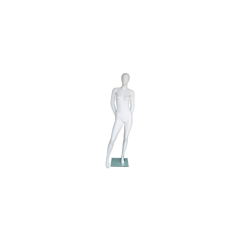 USED white Egg Head Female Mannequin -SFW64E-WT