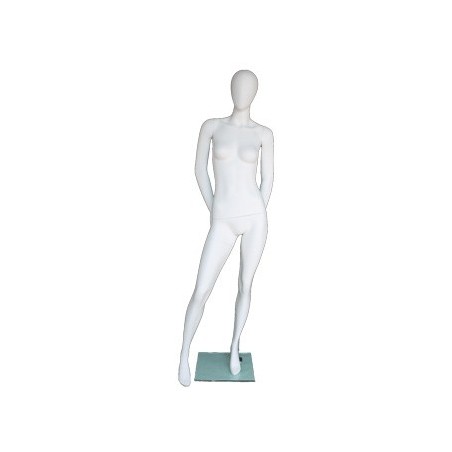 USED white Egg Head Female Mannequin -SFW64E-WT