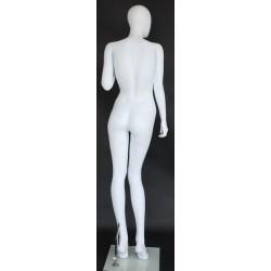 USED White Egg Head Female Mannequin -SFW68E-WT