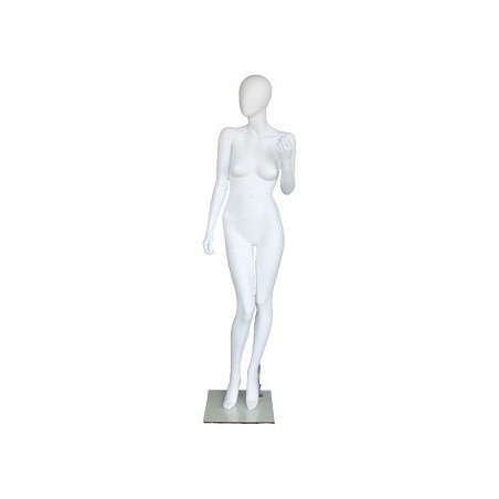 USED White Egg Head Female Mannequin -SFW68E-WT