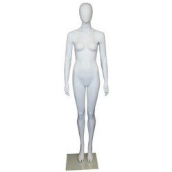 Egg shell head female mannequin- SFW22E-WT