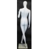 Contemporary Modern Style Female Mannequin cross leg -SFW25E-WT