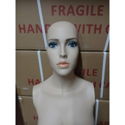 USED Female Sitting Mannequin with face make up front look -SFW42-FT