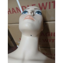 USED Female Sitting Mannequin with face make up front look -SFW42-FT