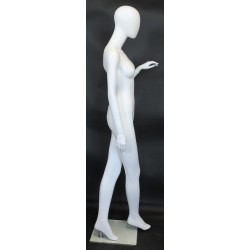 Contemporary Modern Style Female Mannequin cross leg -SFW25E-WT